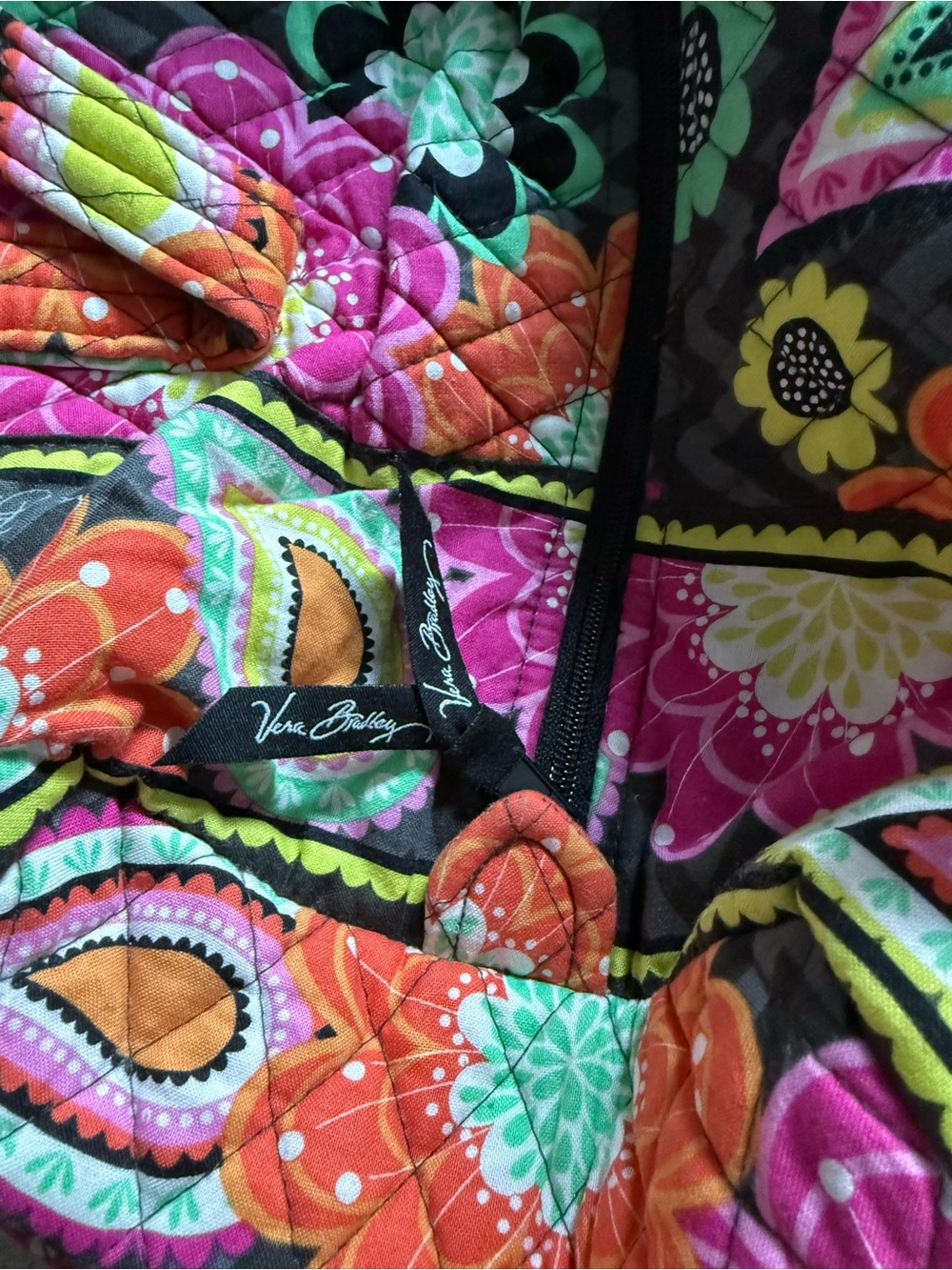 Vera Bradley small duffel in Ziggy Zinnia - Picture 2 of 4